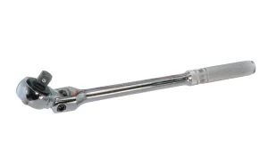 13" Ratchet Handle 1/2" Dr with Flex Head, Made in Japan