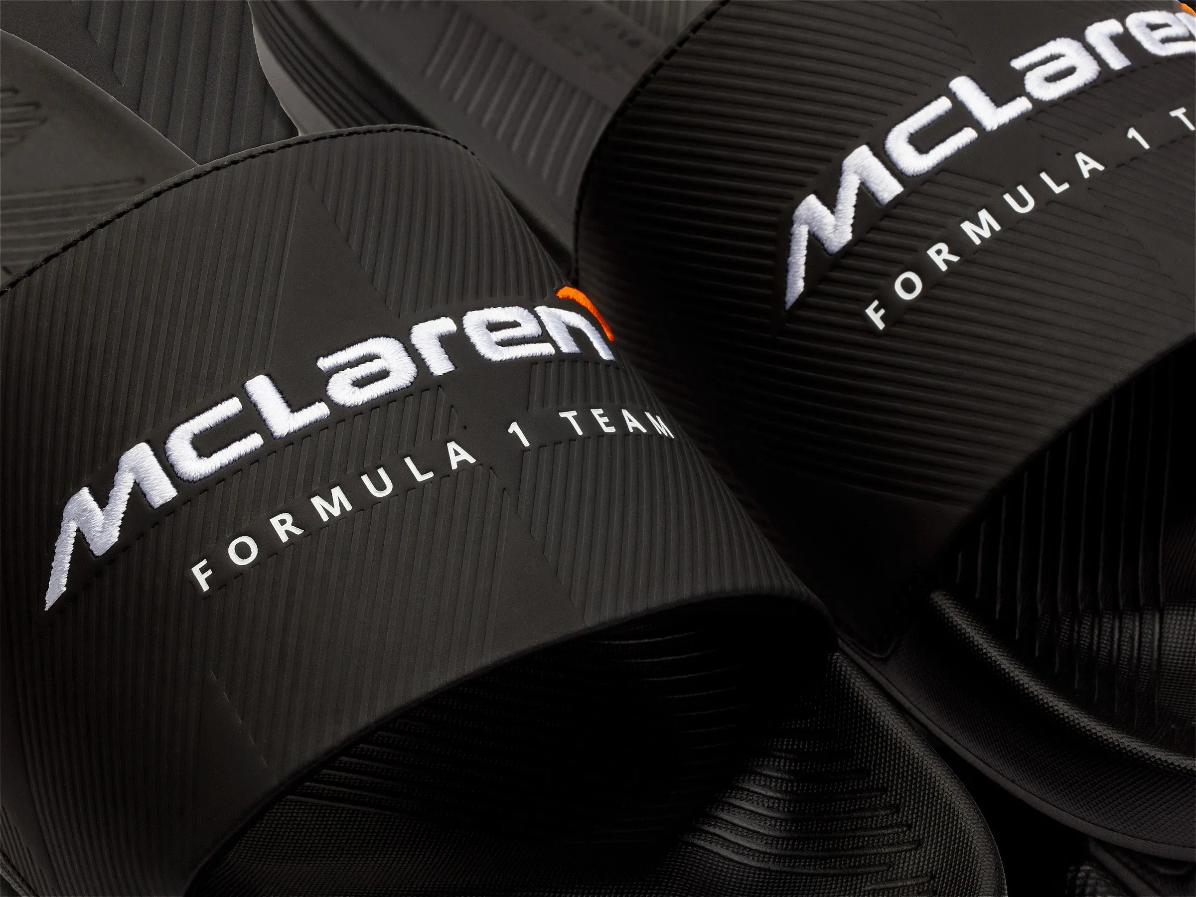 98717-008-M | SLIDE SANDAL X MCLAREN F1 TEAM | BLACK
