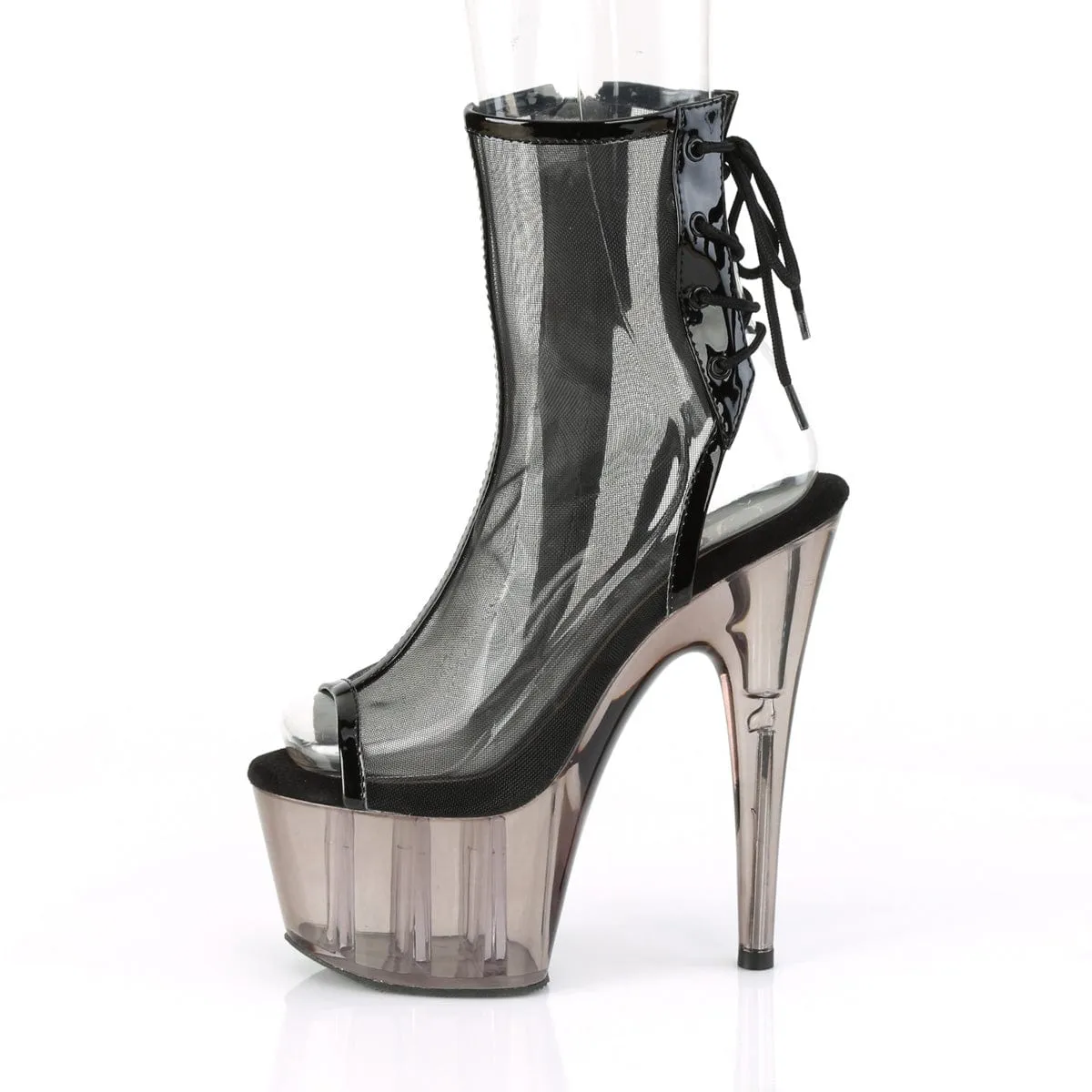 ADORE-1018MSHT Black Patent -Mesh/Smoke Tinted