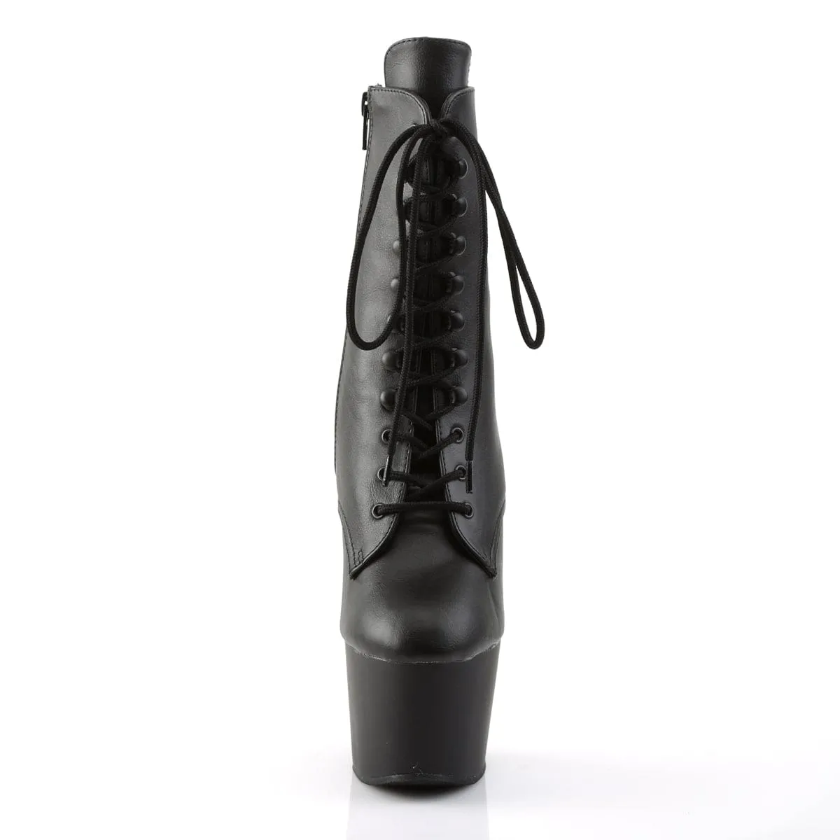 ADORE-1020 Black Faux Leather/Black Matte
