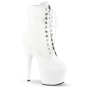 ADORE-1020 White Faux Leather/White Matte