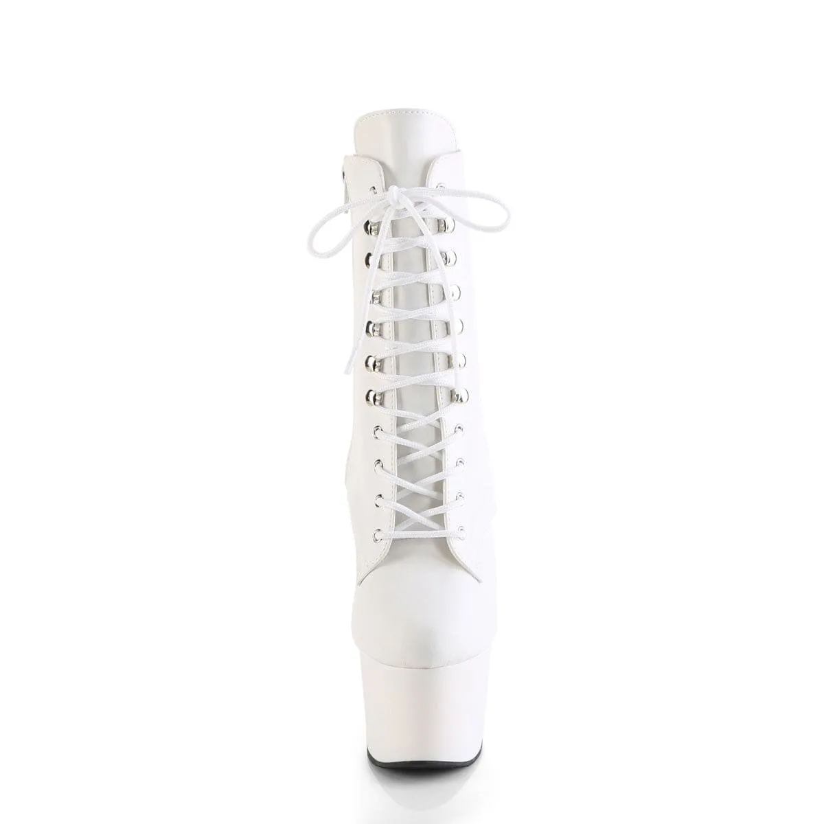 ADORE-1020 White Faux Leather/White Matte