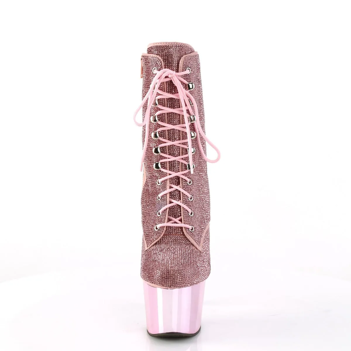ADORE-1020CHRS Baby Pink Rhinestones/Baby Pink Chrome