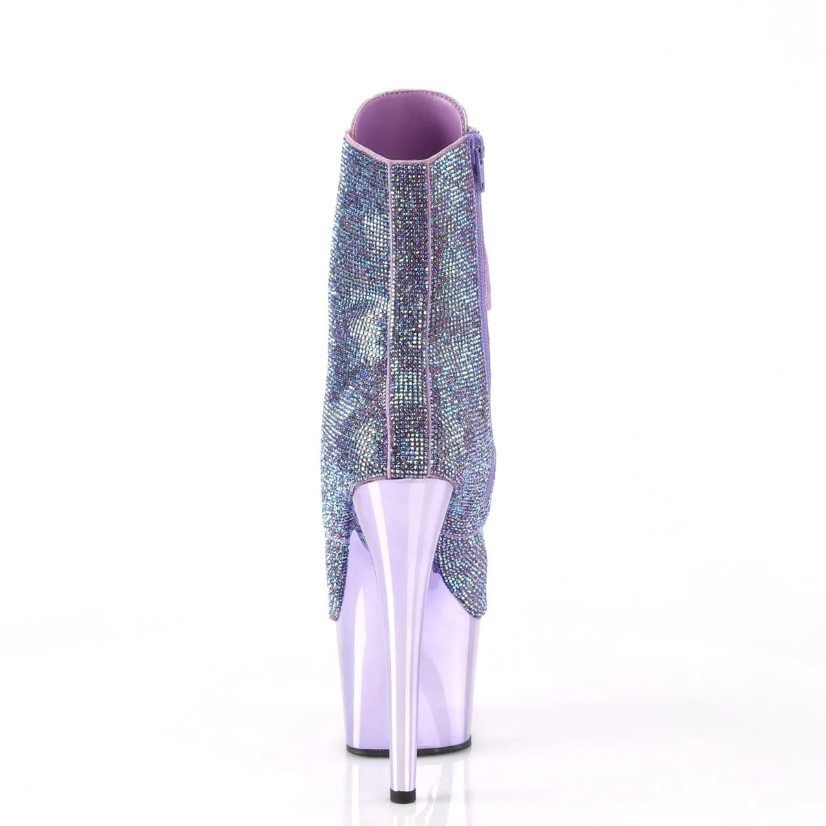 ADORE-1020CHRS Lavender Multi Rhinestones/Lavender Chrome