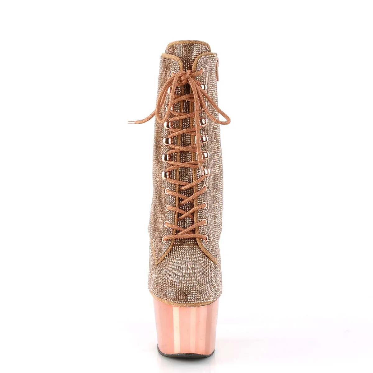 ADORE-1020CHRS Rose Gold Rhinestones/Rose Gold Chrome