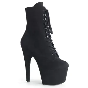 ADORE-1020FS Black Faux Suede/Black Faux Suede