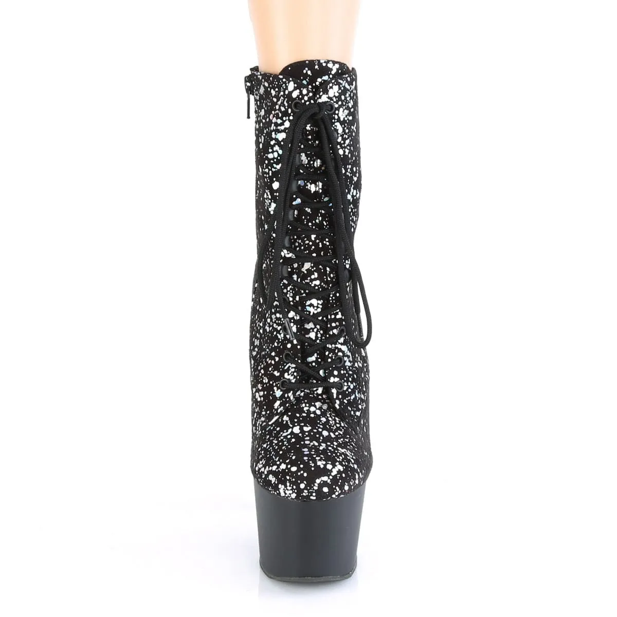ADORE-1020SPLAT Black Velvet-Silver Hologram/Black Matte