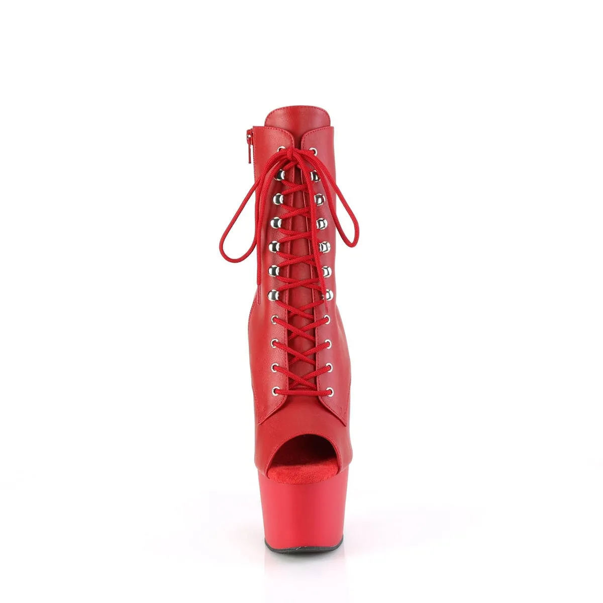 ADORE-1021 Red Faux Le/Red Matte