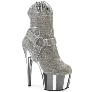 ADORE-1029CHRS Silver Rhinestones/Silver Chrome