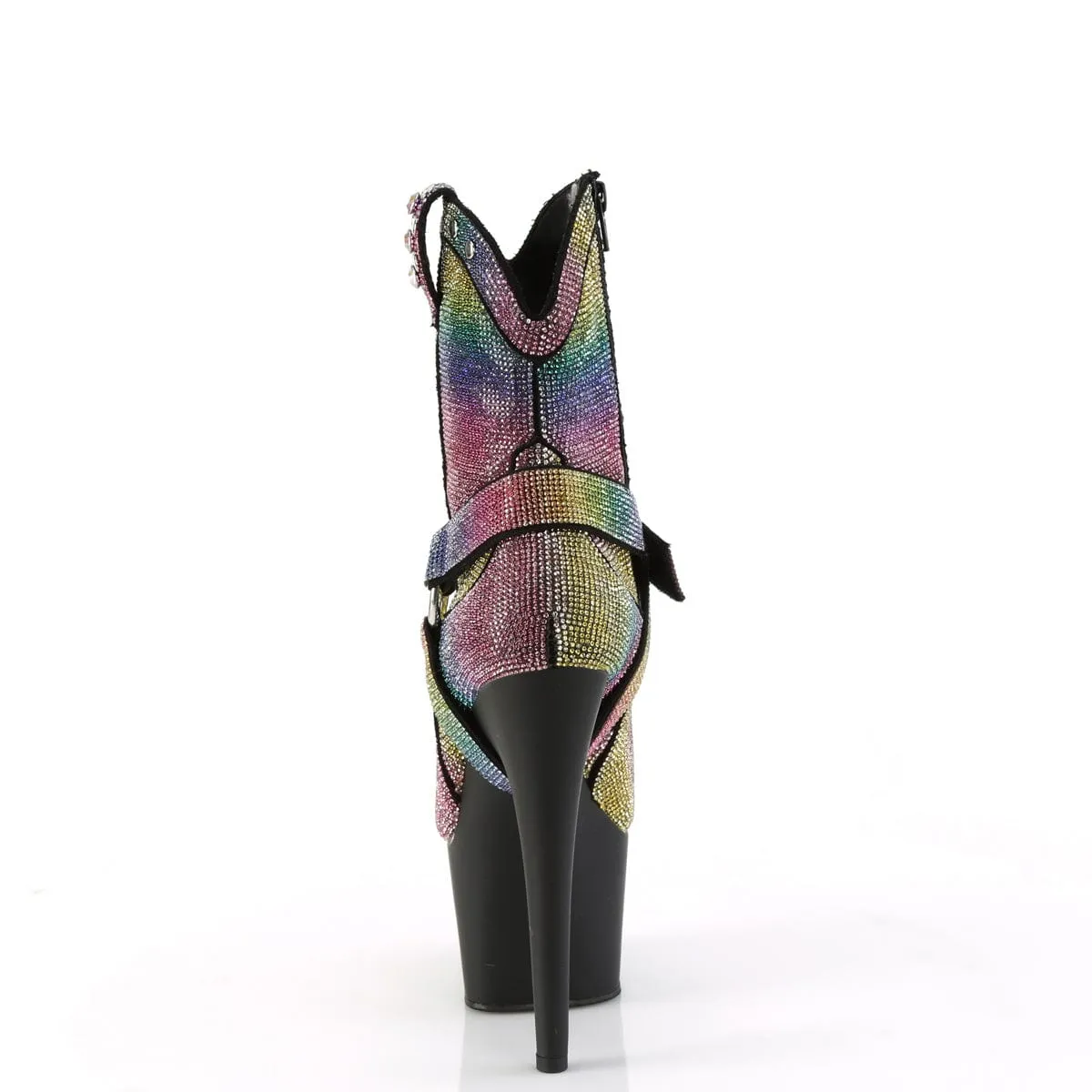 ADORE-1029RS Multi Rhinestones/Black Matte