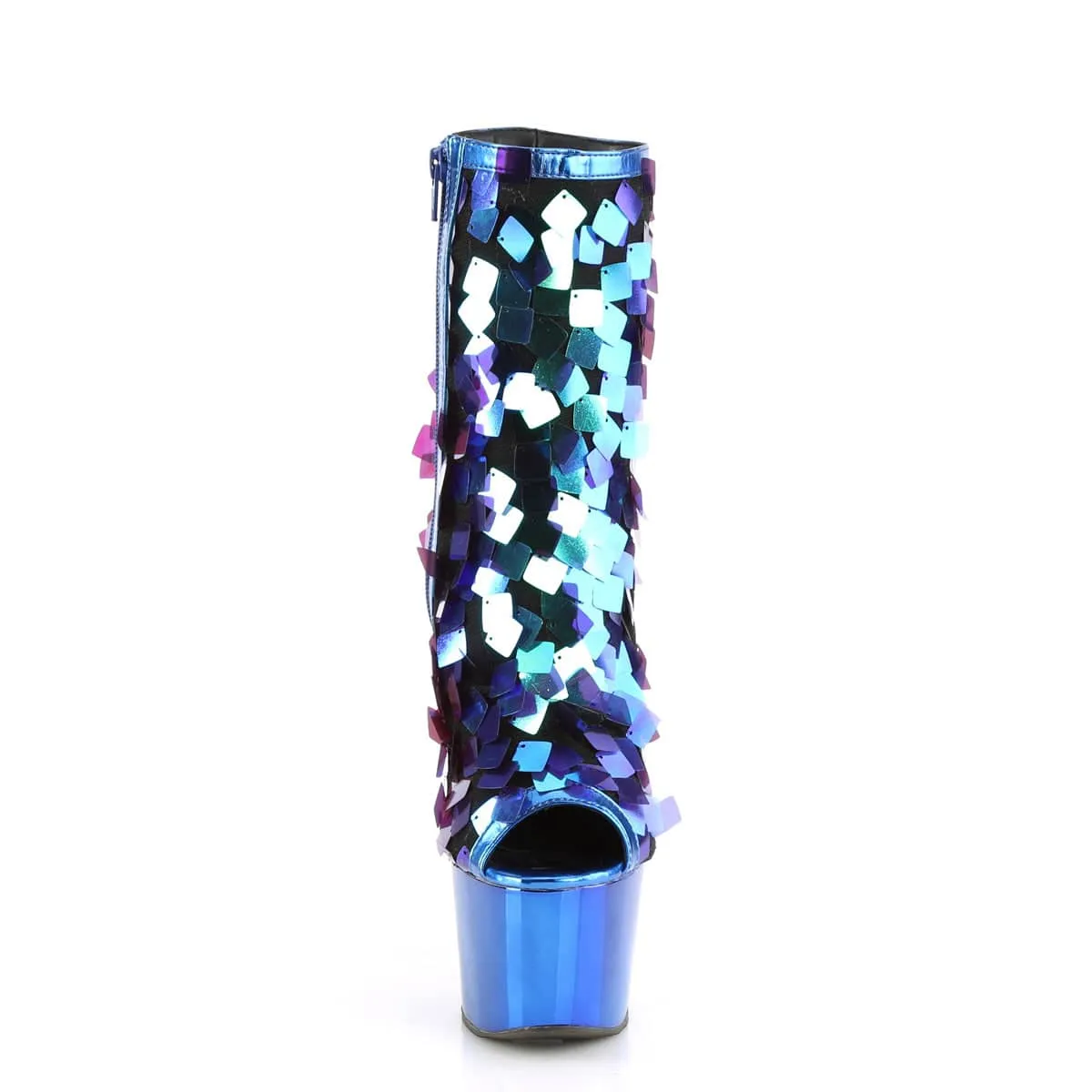 ADORE-1031SSQ Iri.Green Sequins-R.Blue MetPu/R.BlueChrome