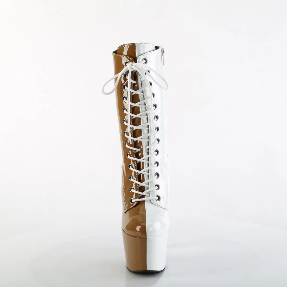 ADORE-1040TT Taupe-White Patent/Taupe-White