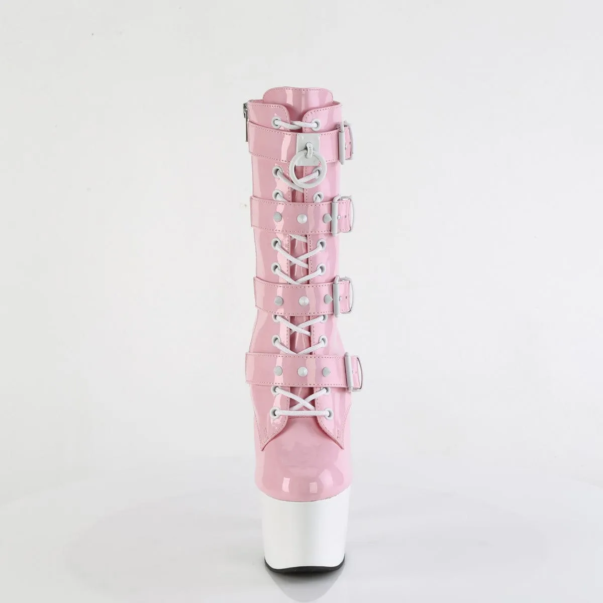 ADORE-1046TT Baby Pink Hologram Patent/White