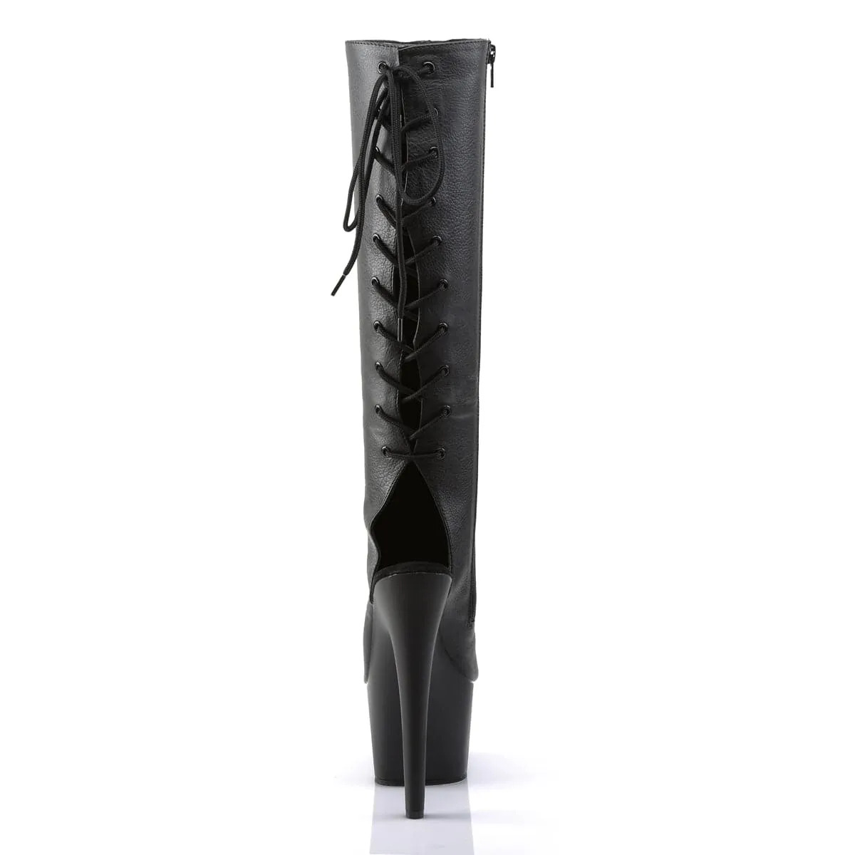 ADORE-2018 Black Faux Leather/Black Matte
