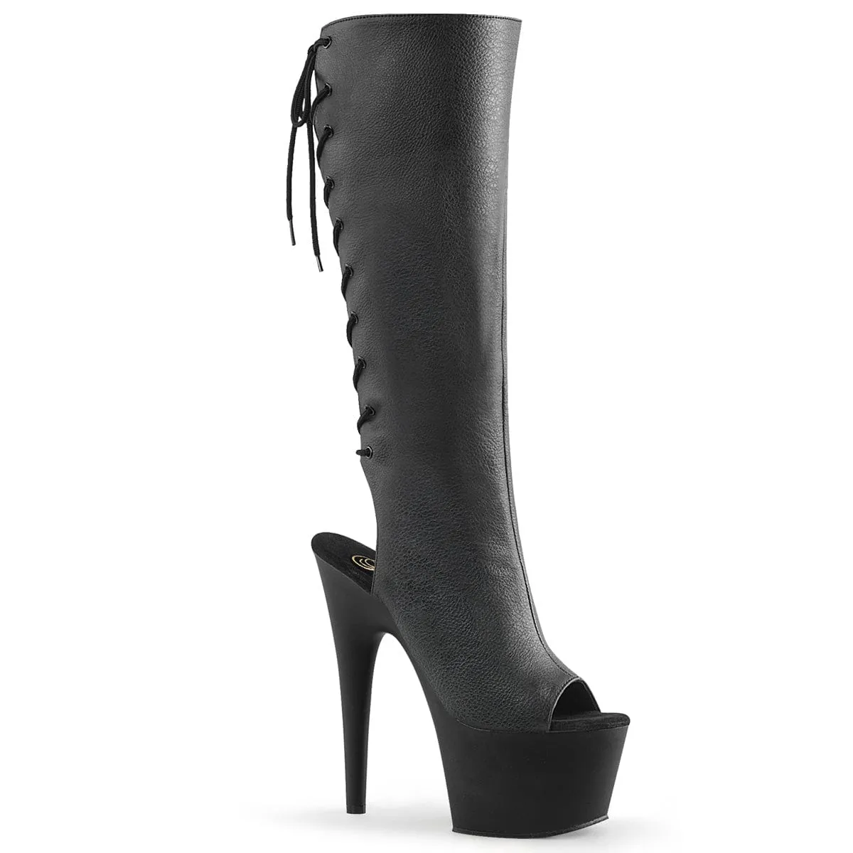 ADORE-2018 Black Faux Leather/Black Matte