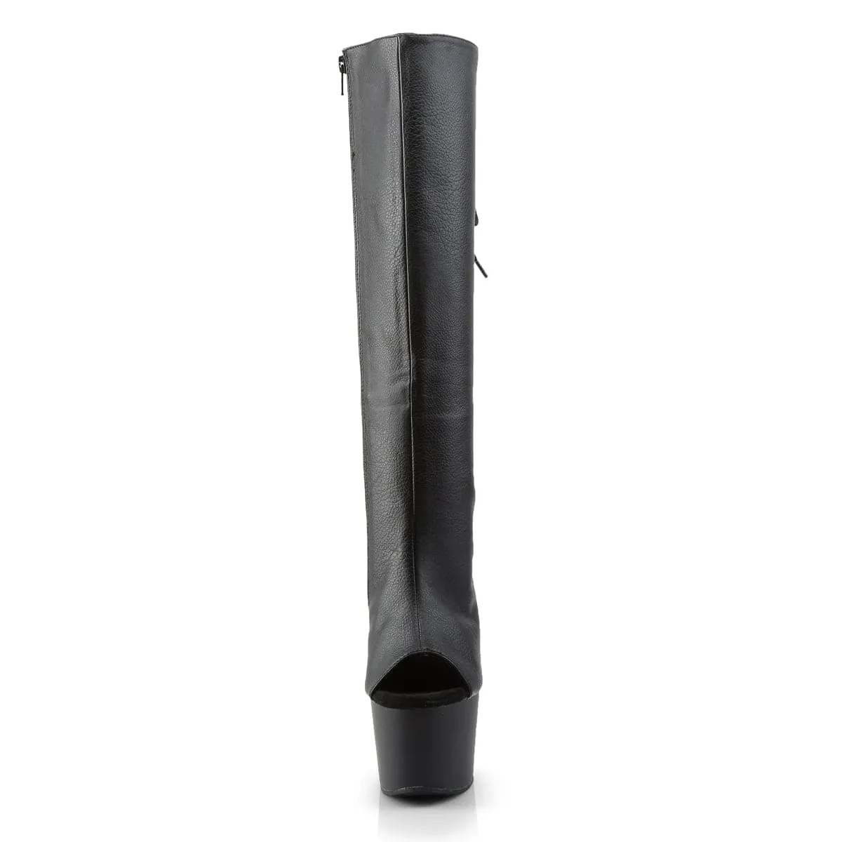 ADORE-2018 Black Faux Leather/Black Matte