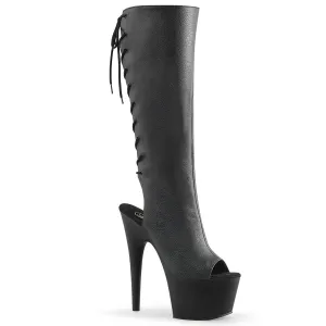 ADORE-2018 Black Faux Leather/Black Matte