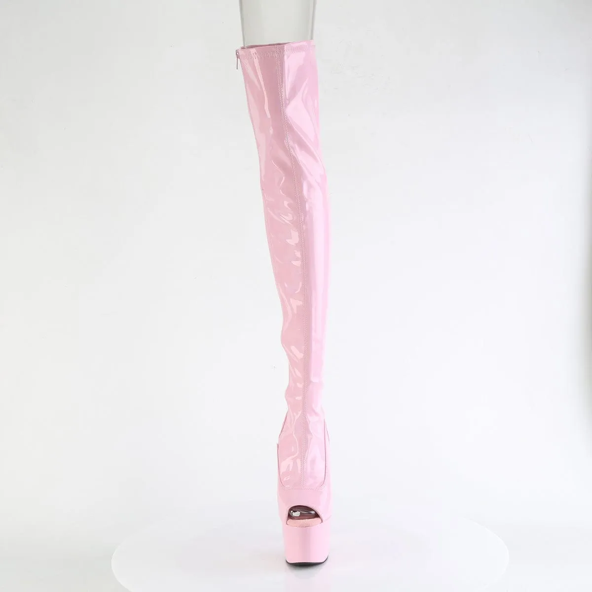 ADORE-3011HWR Baby Pink Stretch Hologram/Baby Pink