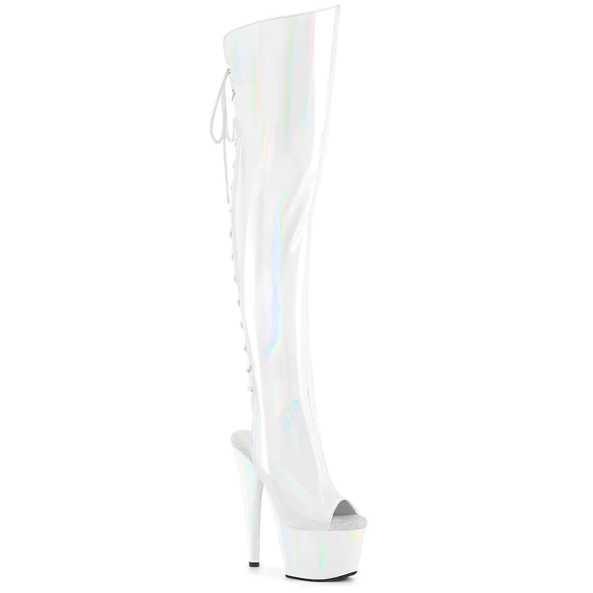 ADORE-3019HWR White Stretch Hologram/White Hologram