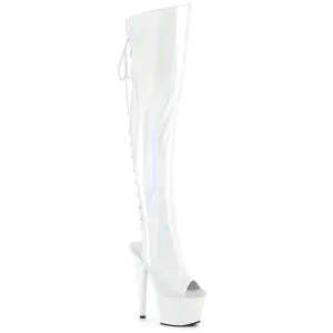 ADORE-3019HWR White Stretch Hologram/White Hologram