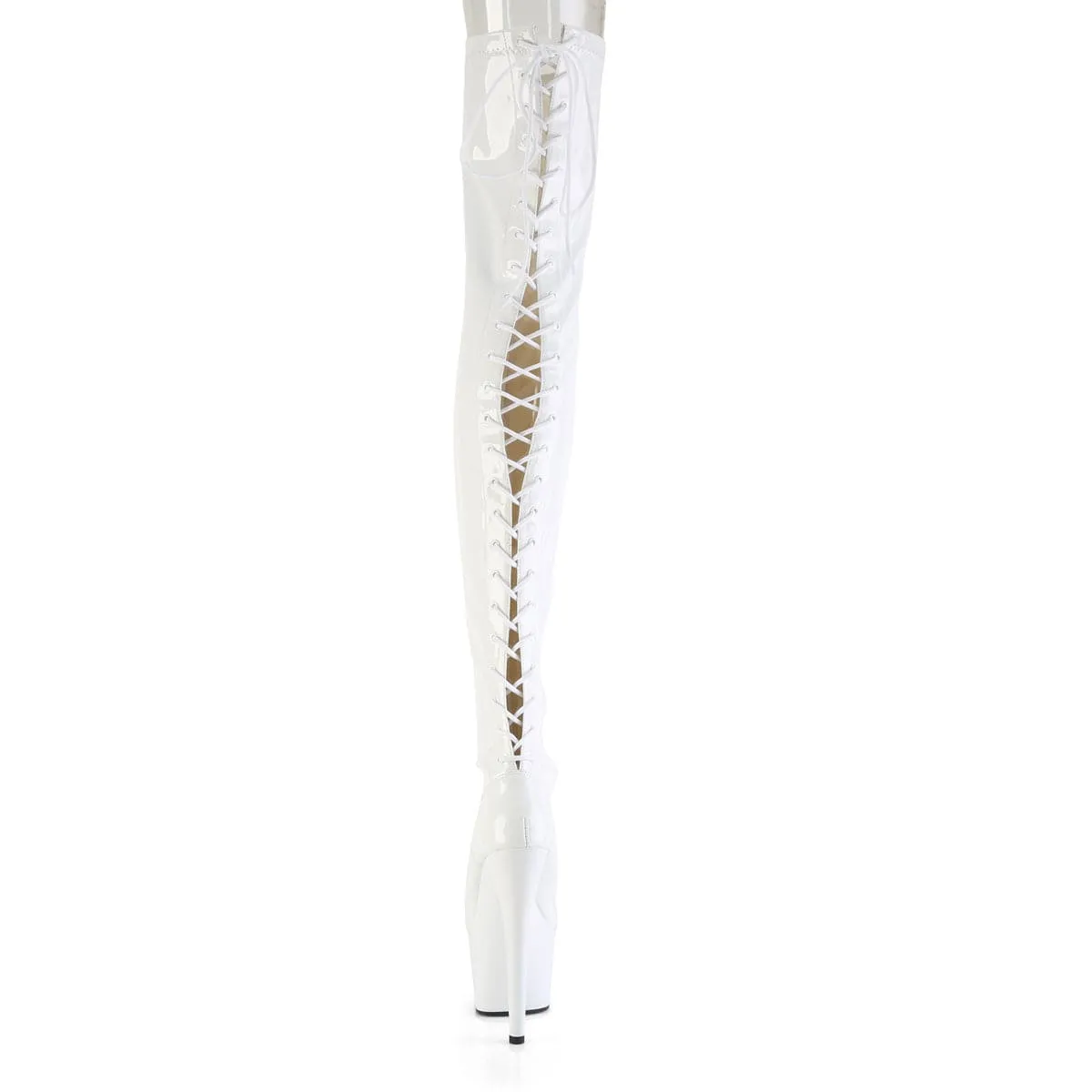 ADORE-3850 White Stretch Patent/White