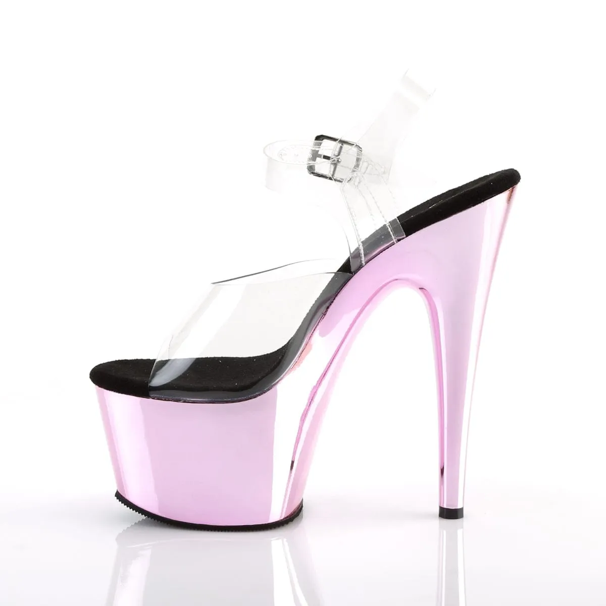 ADORE-708 Clear/Baby Pink Chrome