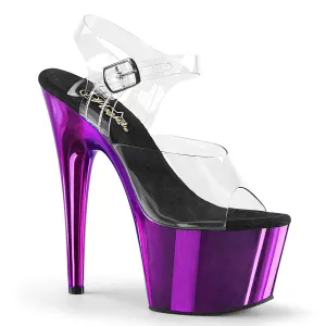 ADORE-708 Clear/Purple Chrome