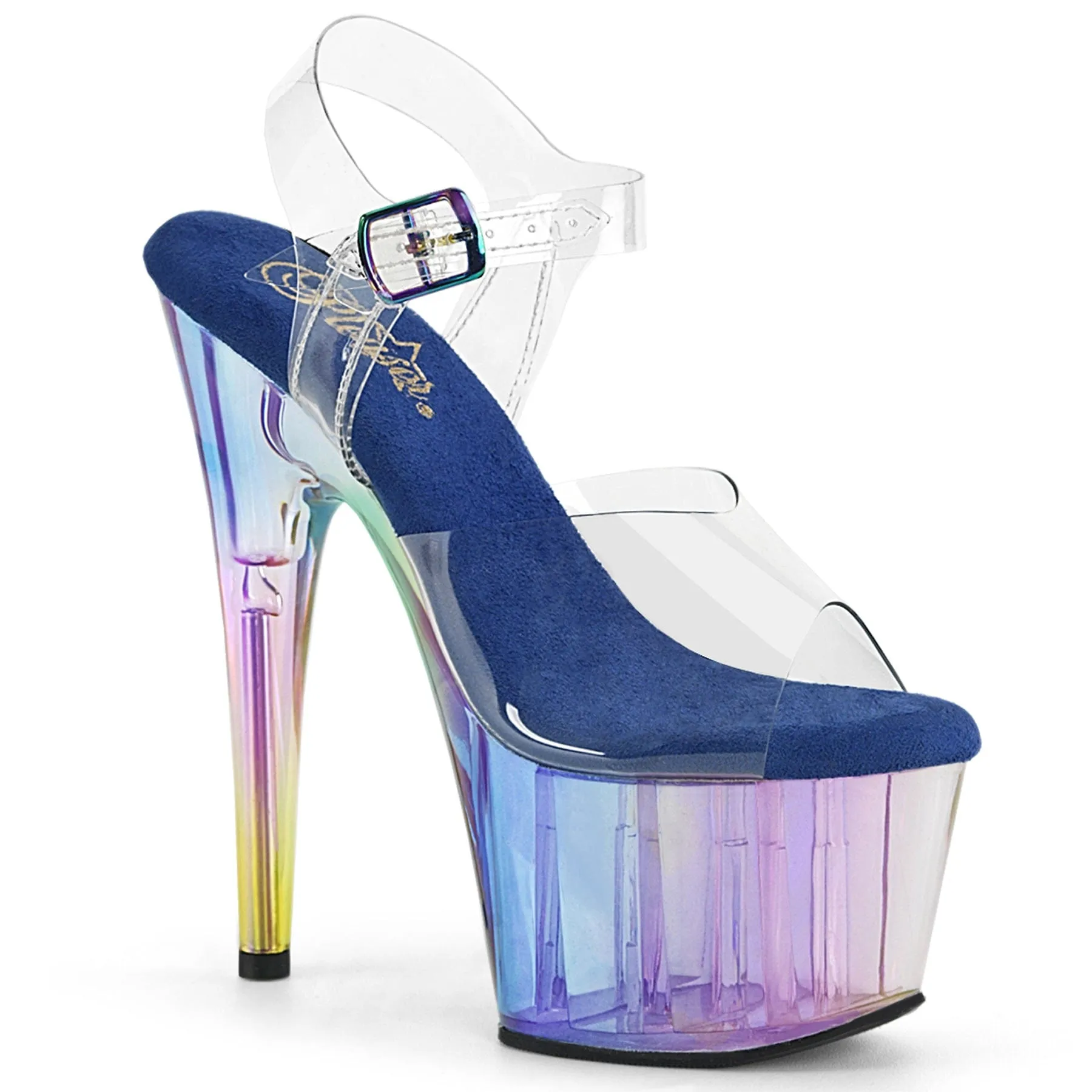 ADORE-708HT Clear/Blue Multi Tinted