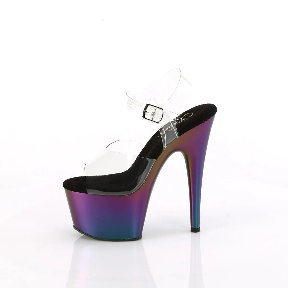 ADORE-708MCH Clear/Purple-Green Matte Chrome