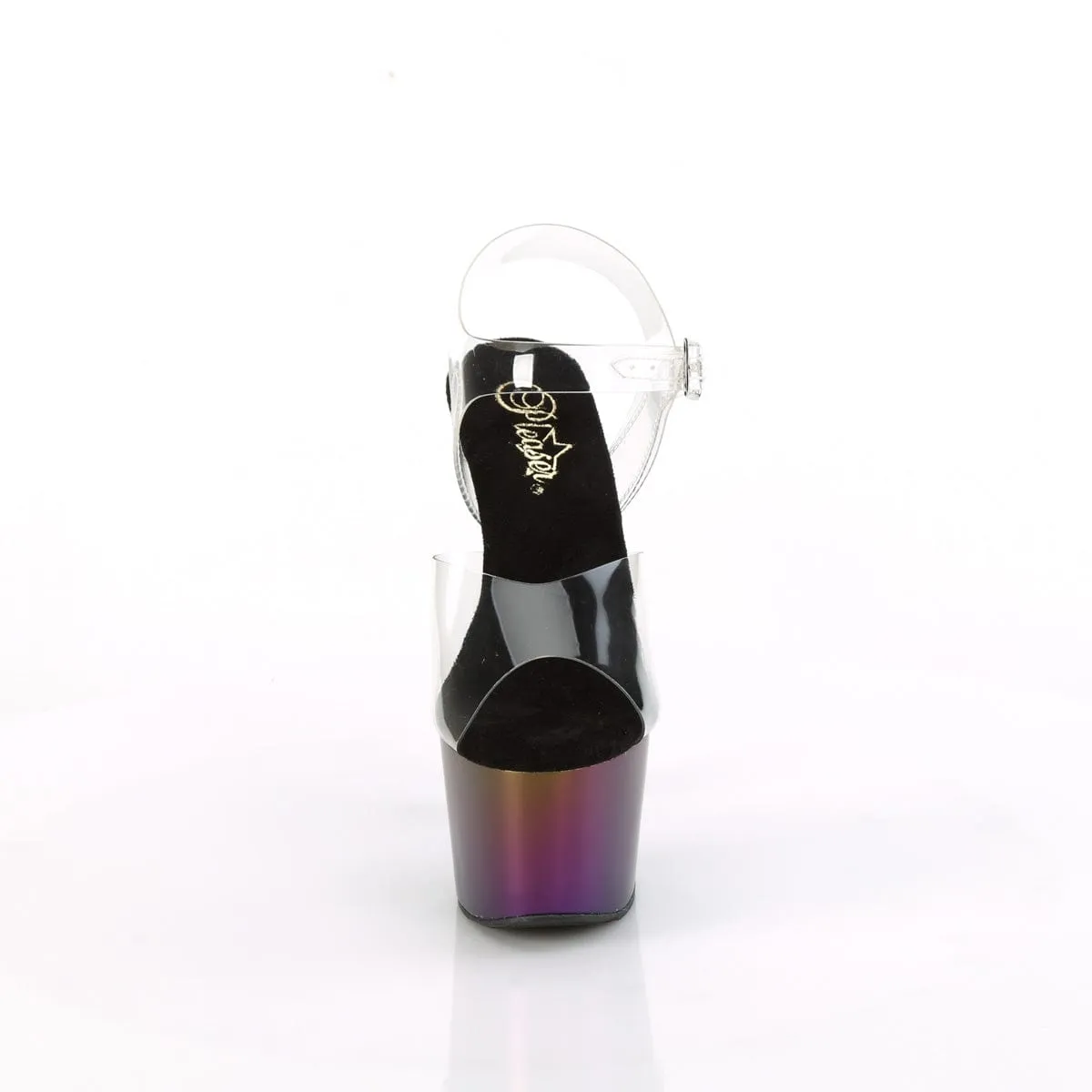 ADORE-708MCH Clear/Purple-Green Matte Chrome