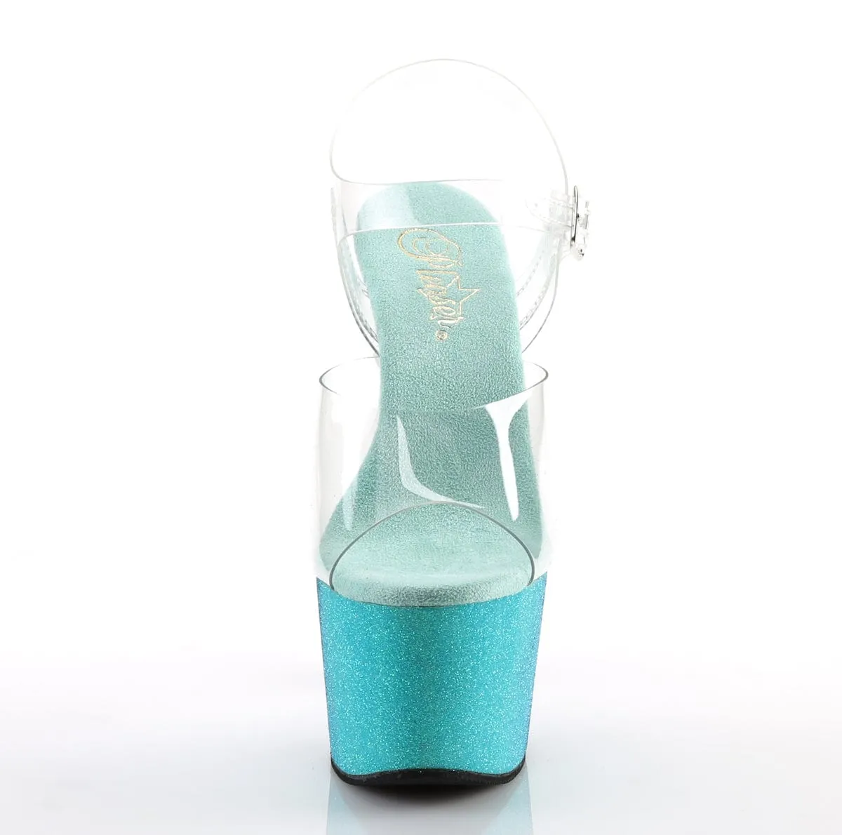 ADORE-708OMBRE Clear/Aqua-Blue Ombre