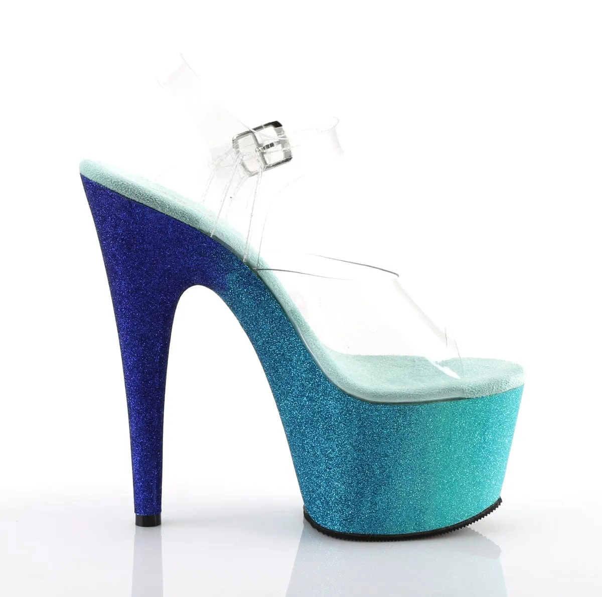 ADORE-708OMBRE Clear/Aqua-Blue Ombre