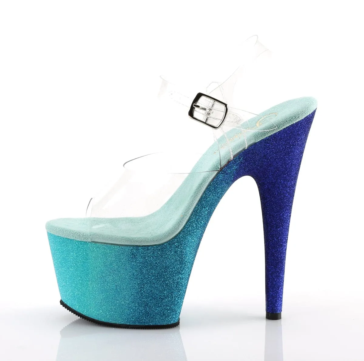 ADORE-708OMBRE Clear/Aqua-Blue Ombre