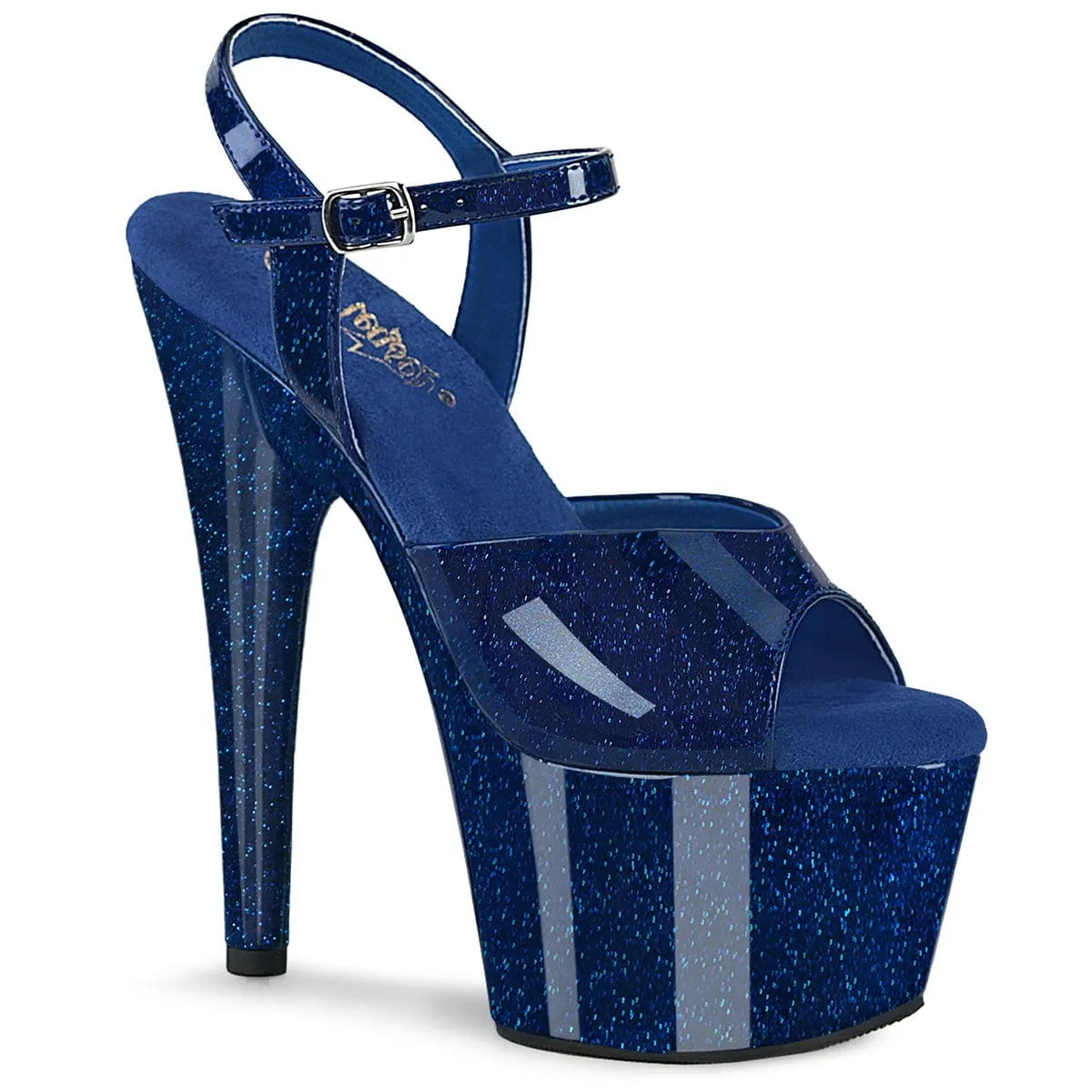 ADORE-709GP Navy Blue Glitter Patent/M