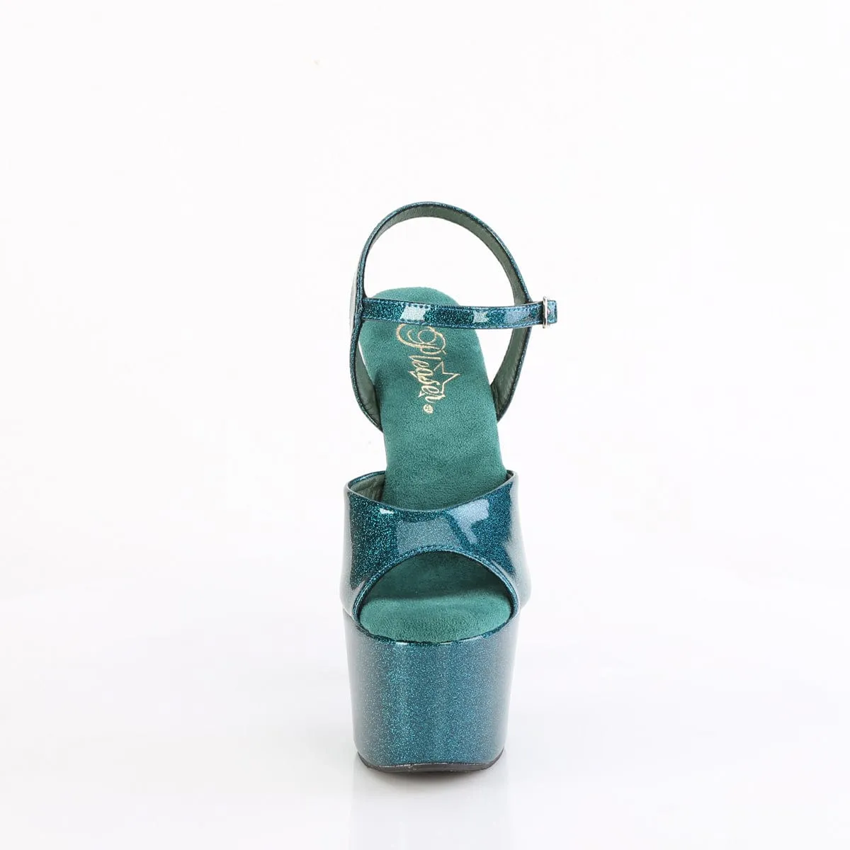 ADORE-709GP Teal Glitter Patent/M