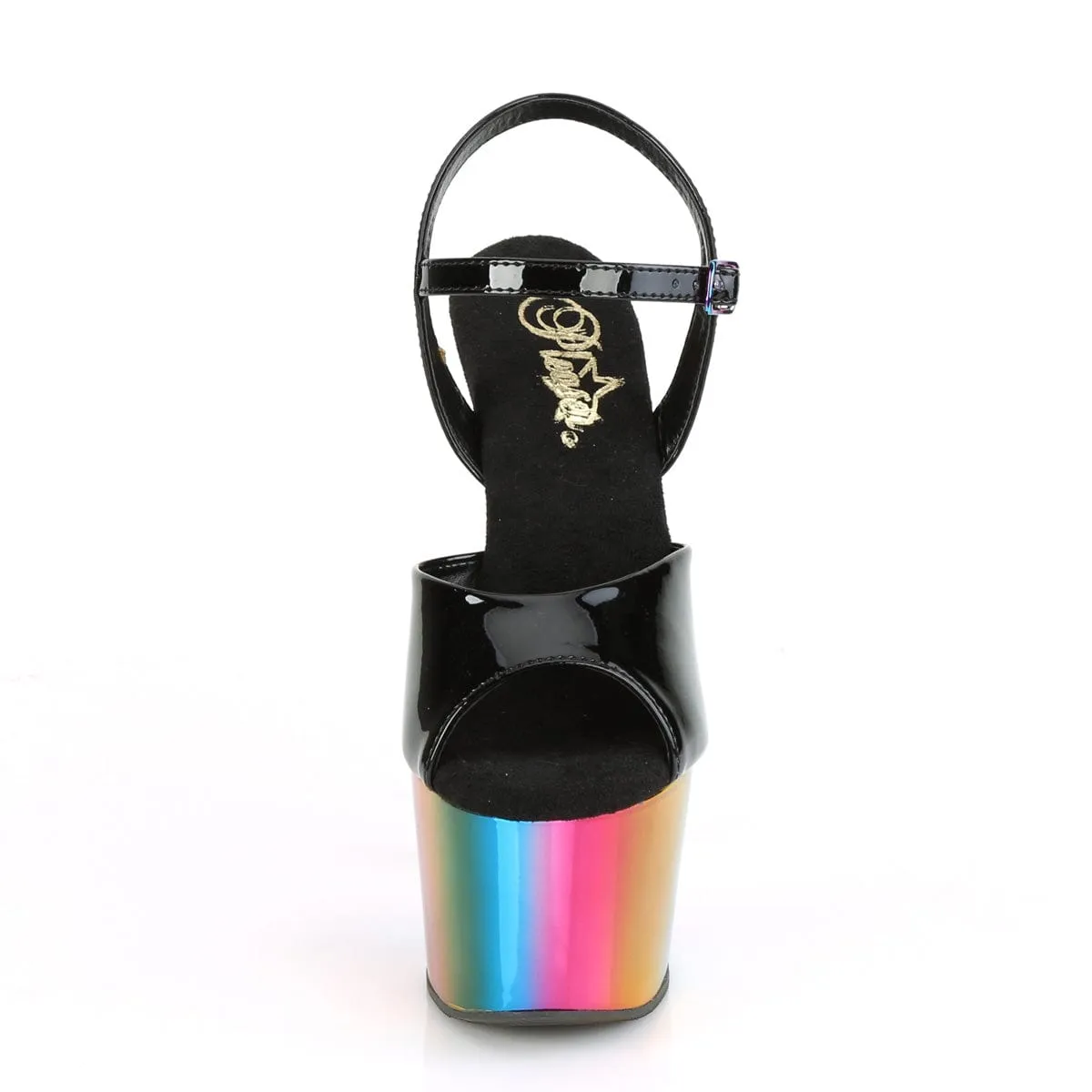 ADORE-709RC Black Patent/Rainbow Chrome