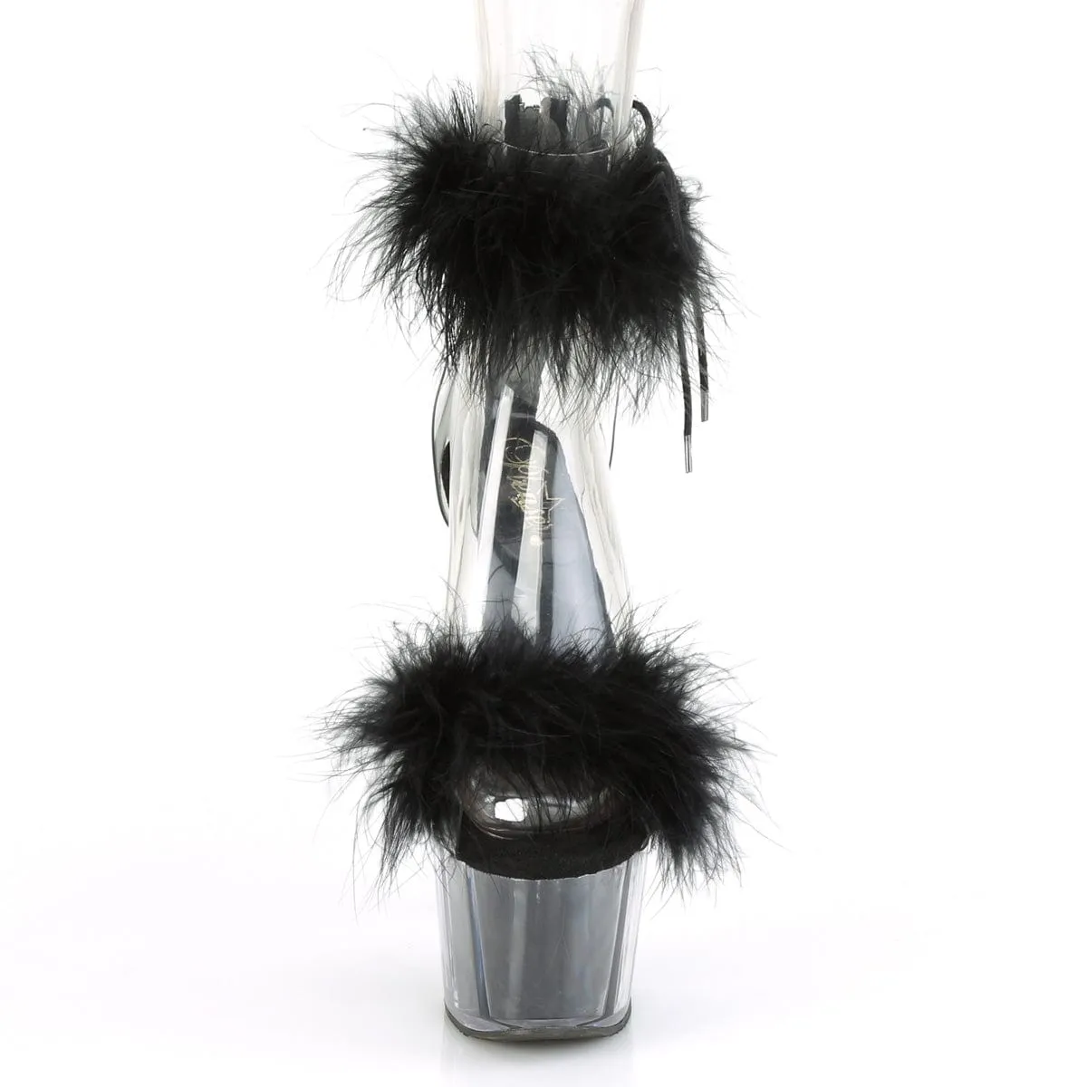 ADORE-724F Clear-Black Fur/Black Fur