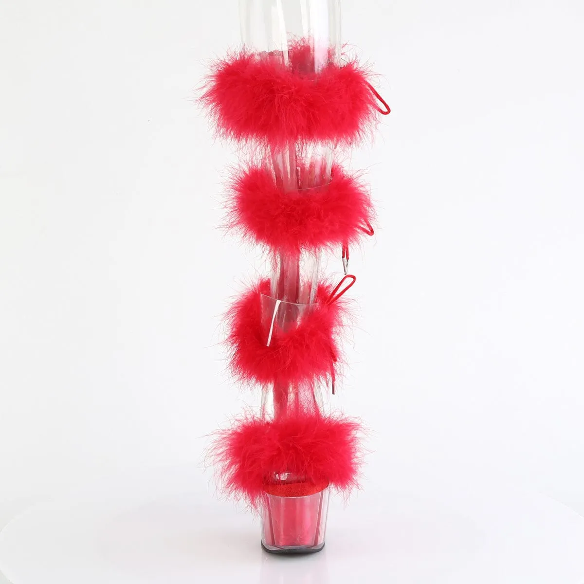ADORE-728F Clear-Red Fur/M