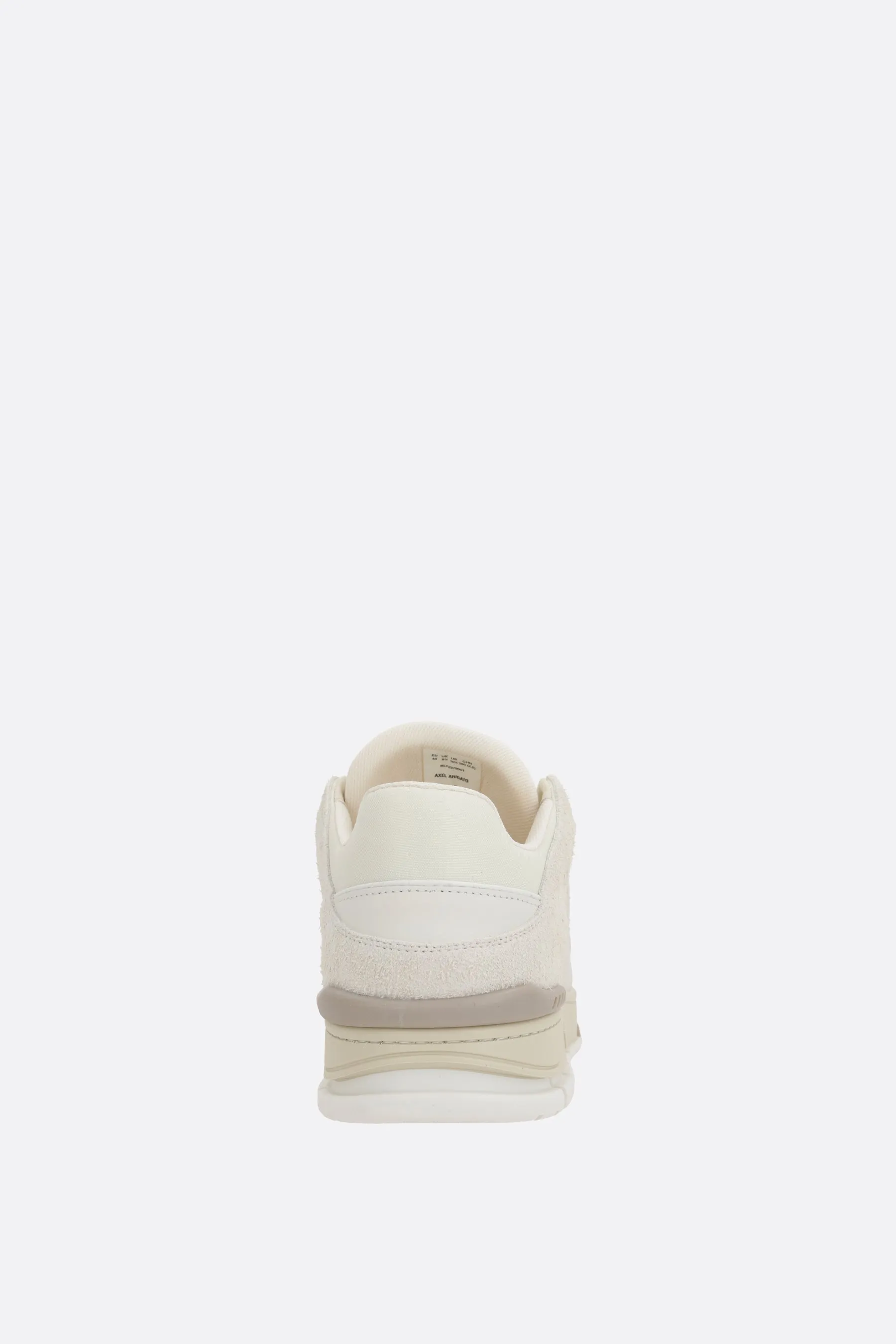 Area Lo Fluffy sneakers in smooth leather and suede