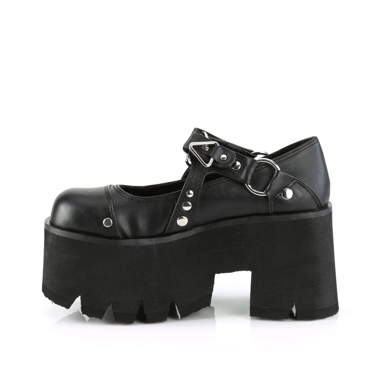 ASHES-33 Black Vegan Leather