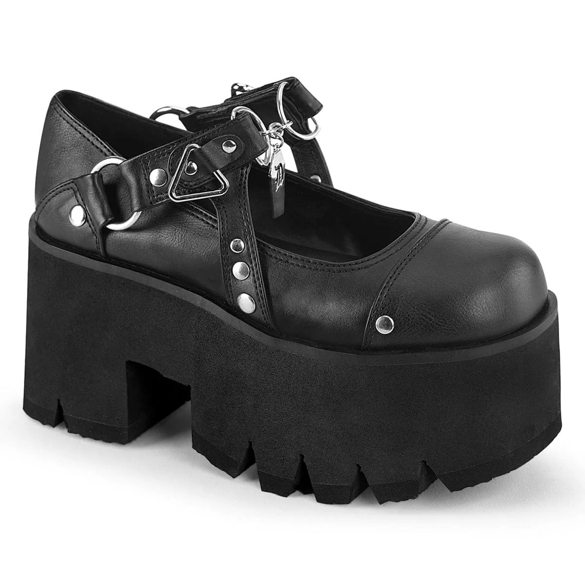 ASHES-33 Black Vegan Leather