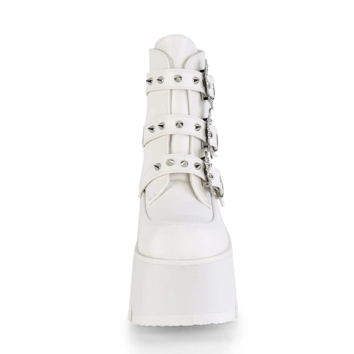 ASHES-55 White Vegan Leather