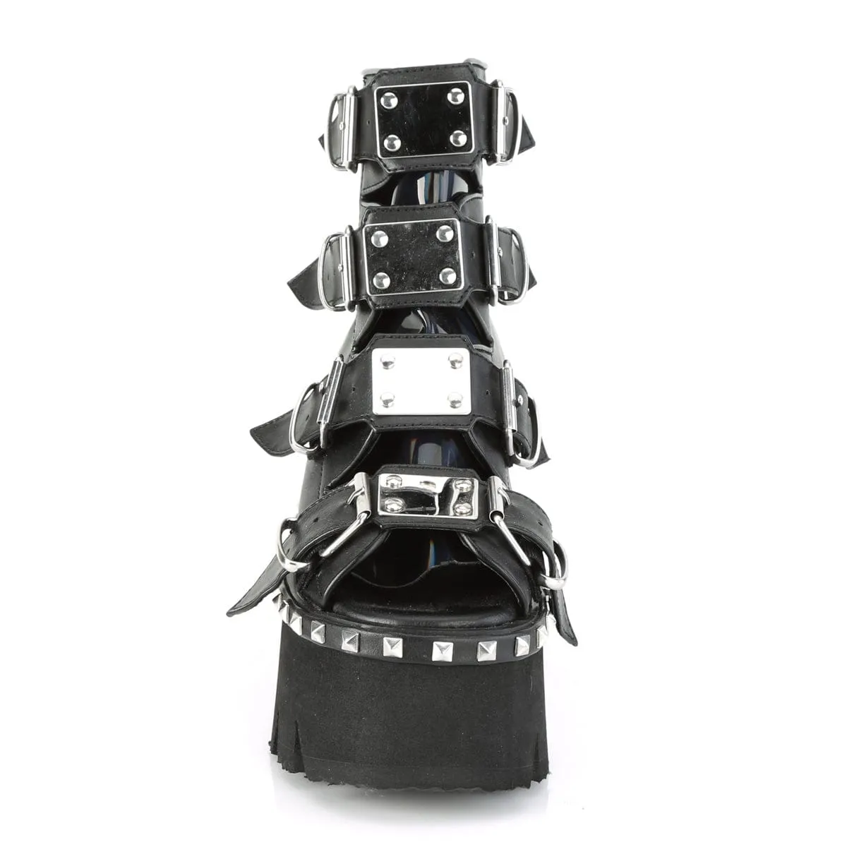 ASHES-70 Black Vegan Leather & Hologram