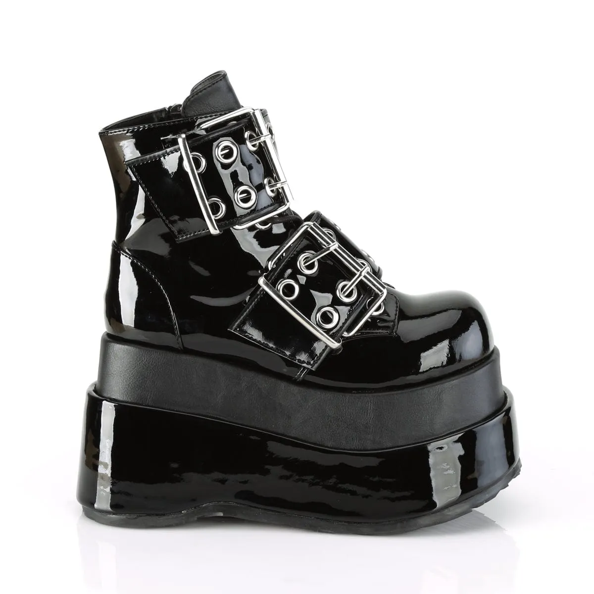 BEAR-104 Black Patent -Vegan Leather