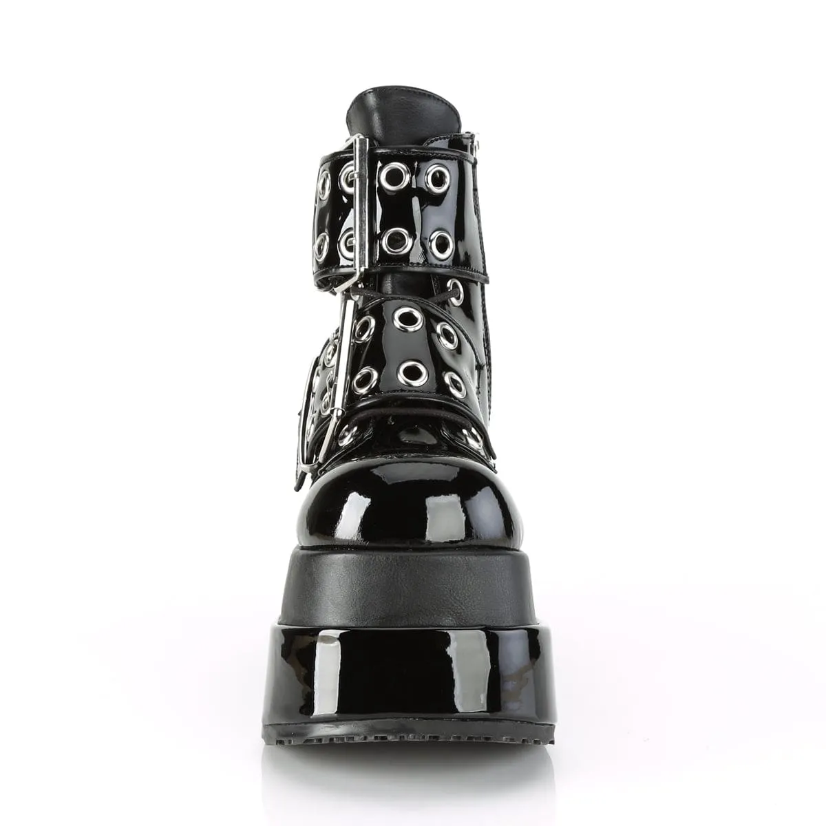 BEAR-104 Black Patent -Vegan Leather