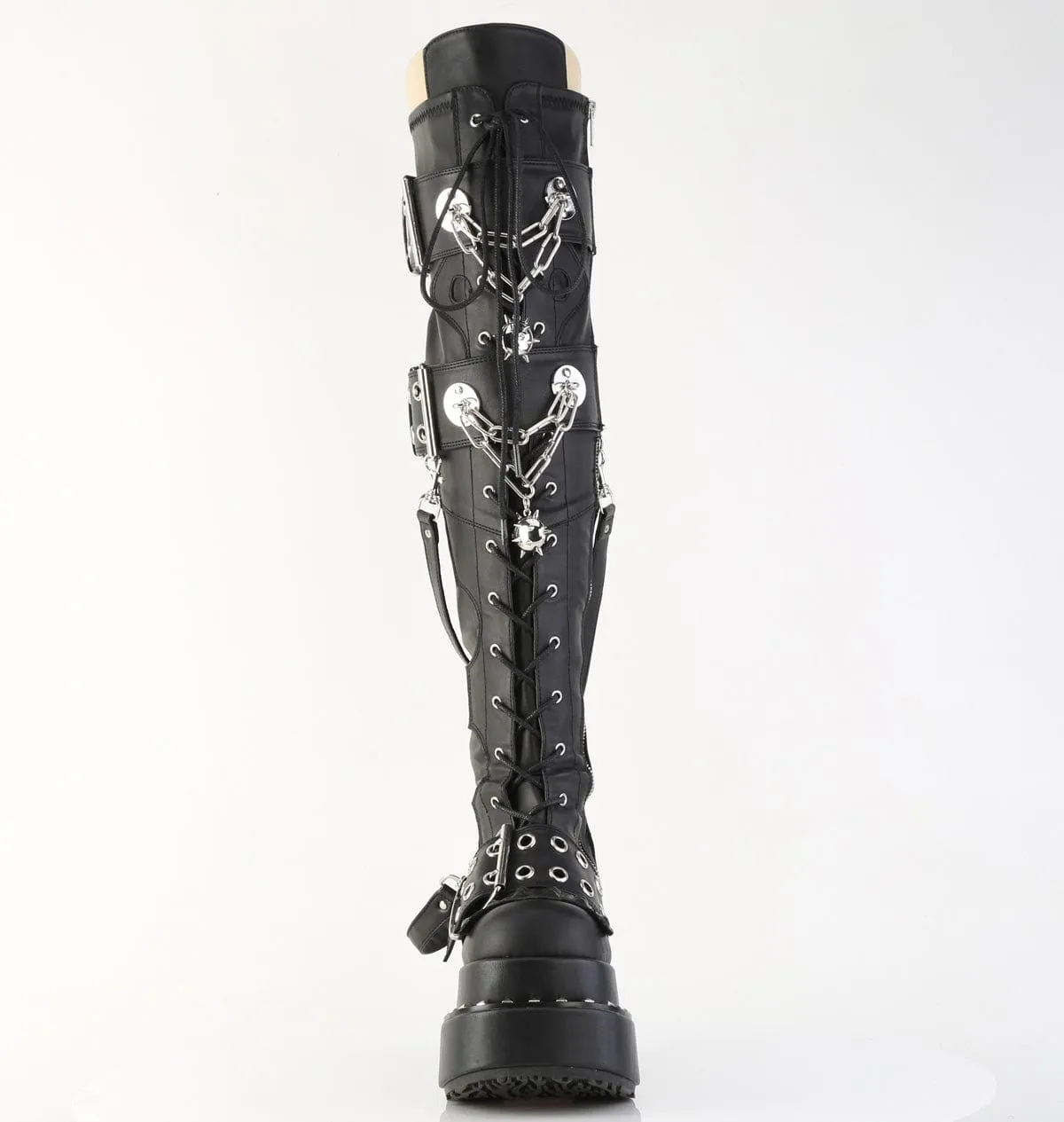 BEAR-316 Black Vegan Leather
