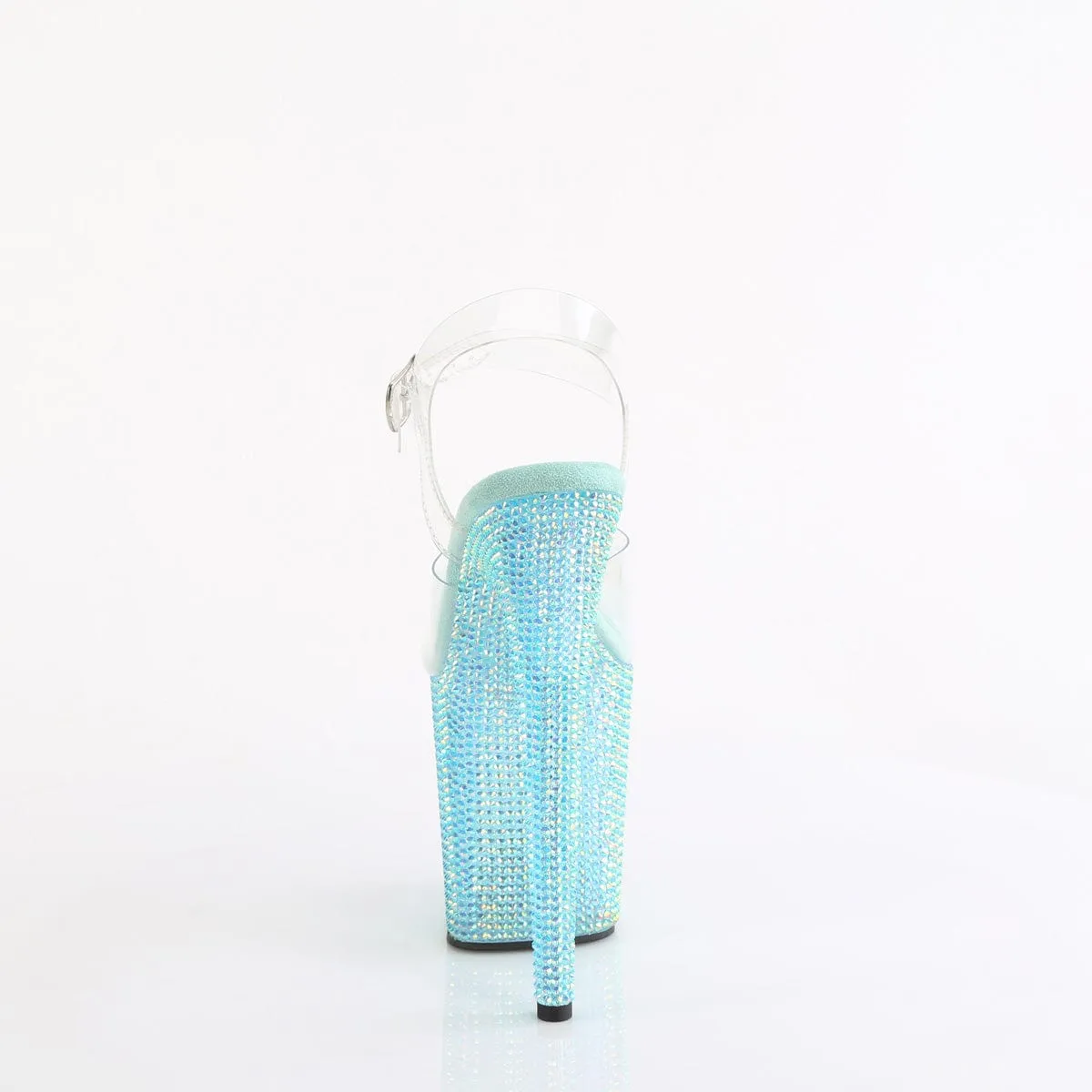 BEJEWELED-808RRS Clear/Aqua Rhinestones
