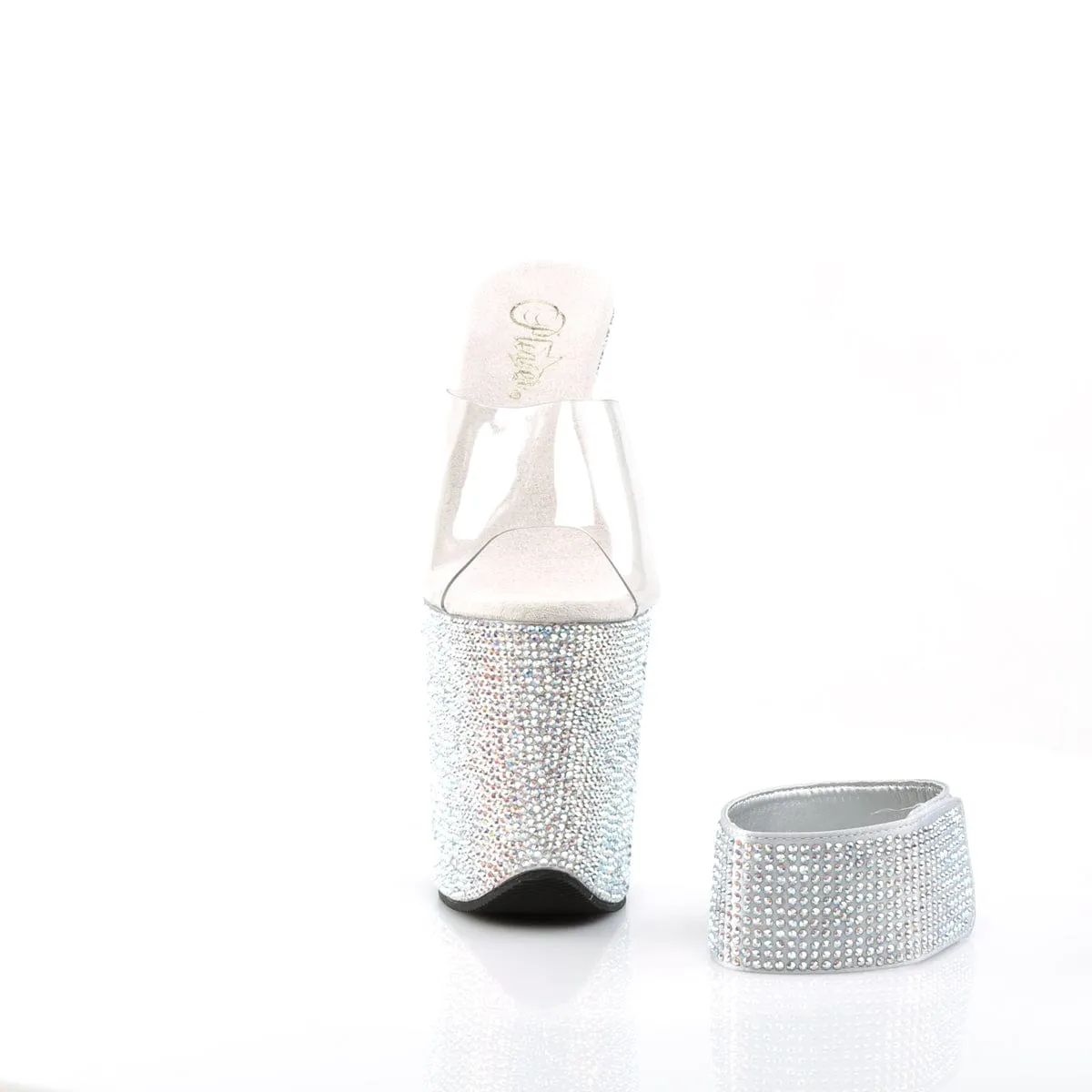 BEJEWELED-812RS Clear/Silver Multi Rhinestones