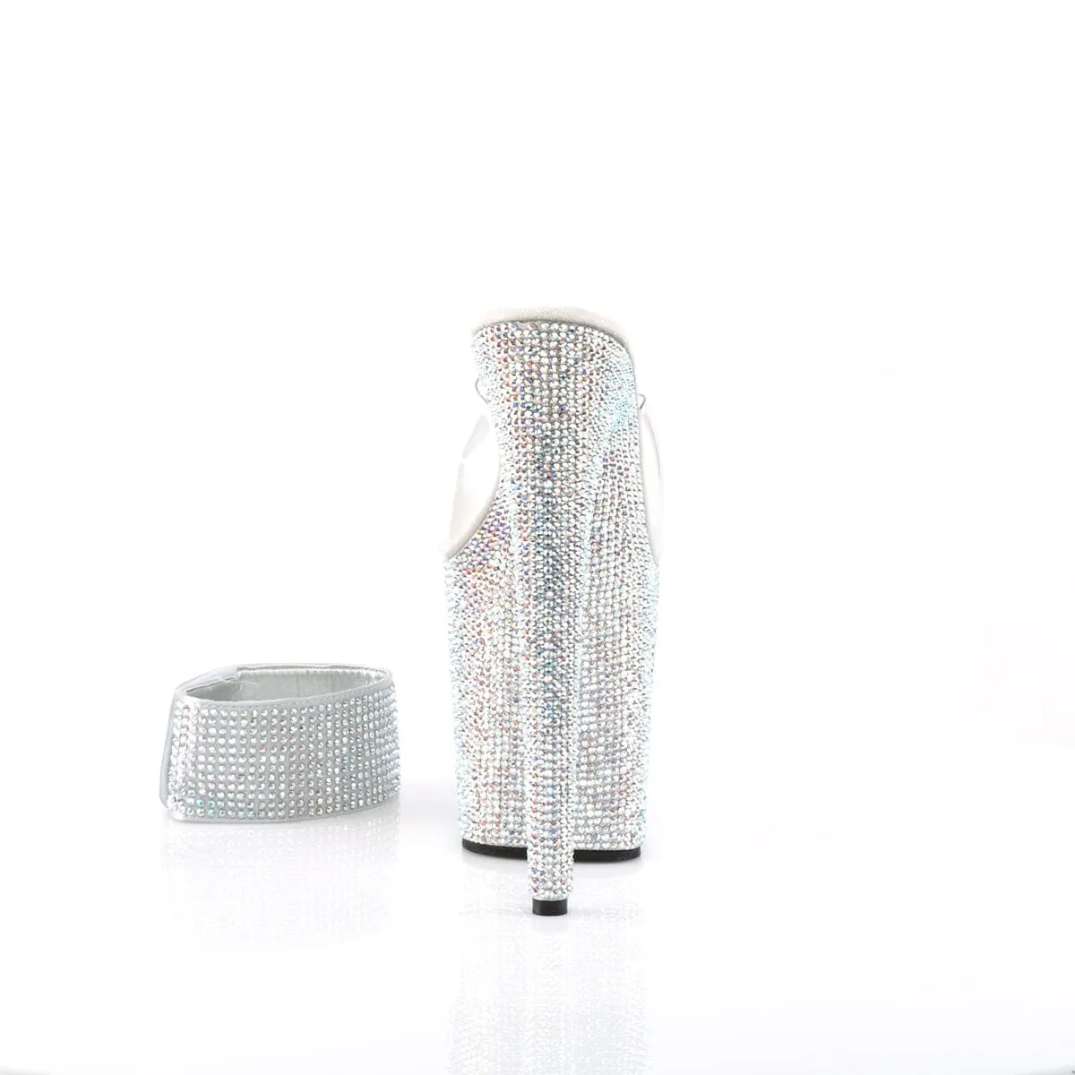 BEJEWELED-812RS Clear/Silver Multi Rhinestones