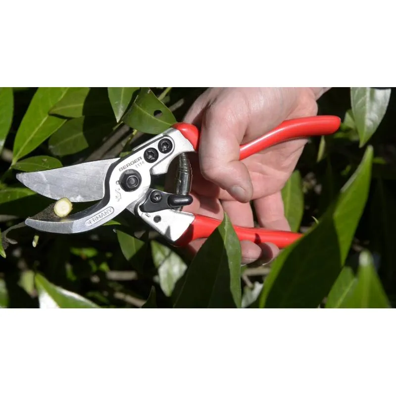 Berger Tools 1114 Pruning Hand Shear, Alu-Line, 15 Angled